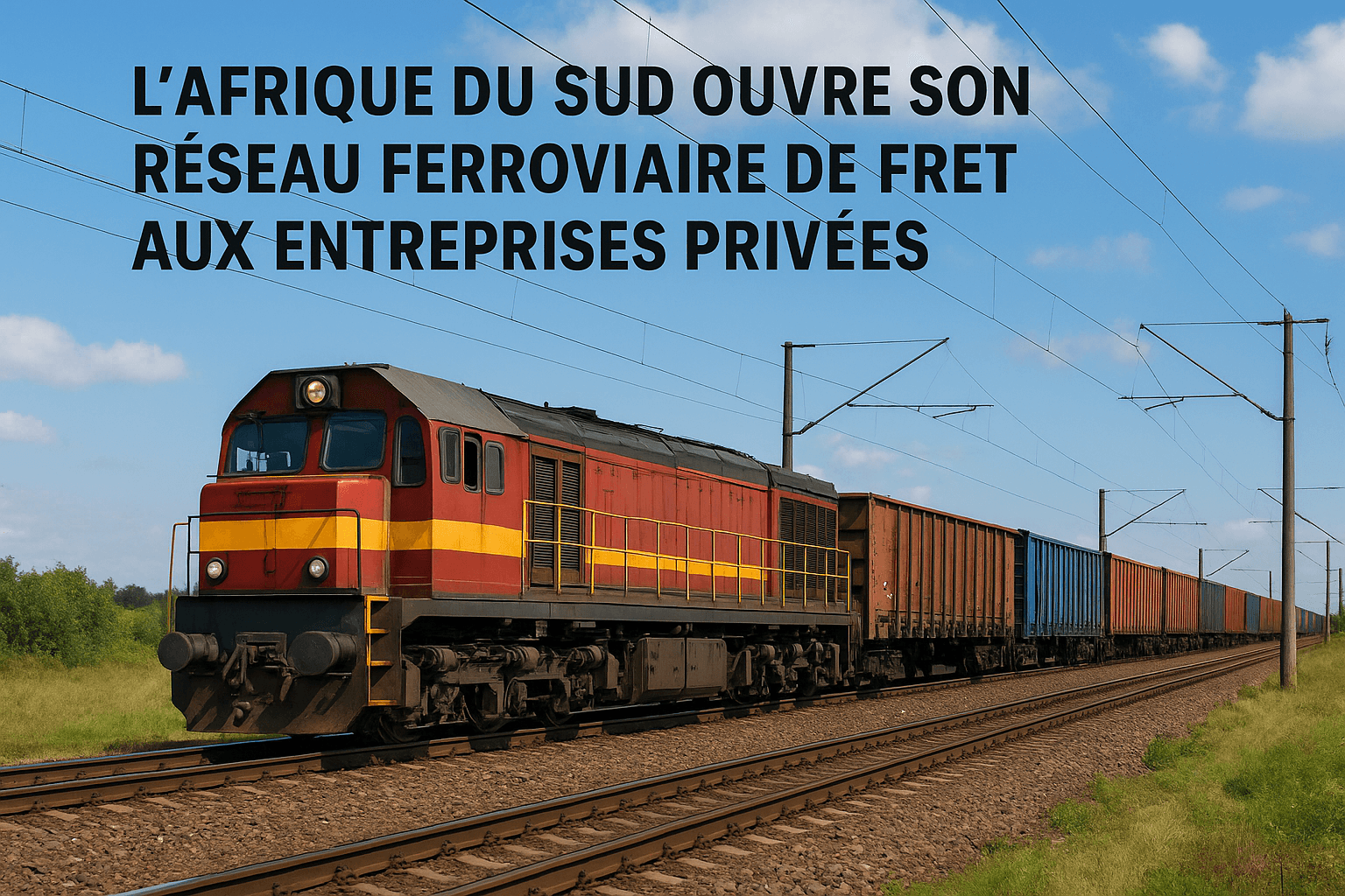 L’Afrique du Sud ouvre son réseau ferroviaire de fret aux entreprises privées : un tournant pour l’économie et la logistique