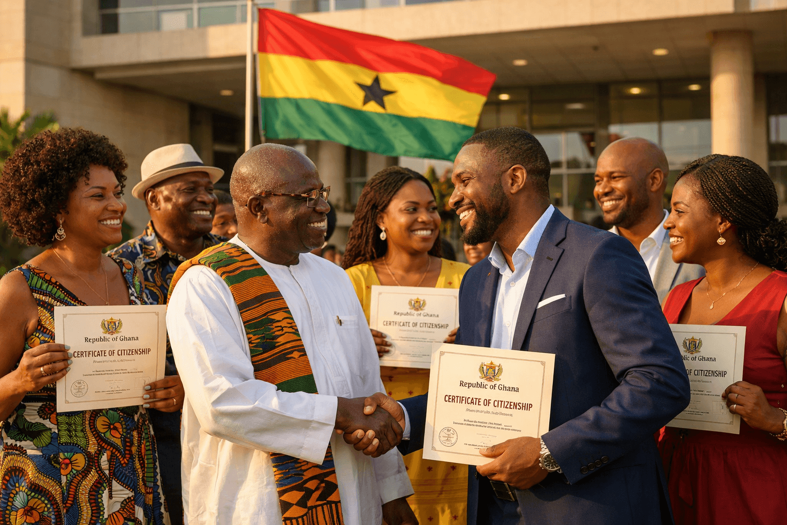 Ghana : plus de 150 membres de la diaspora obtiennent la citoyenneté ghanéenne