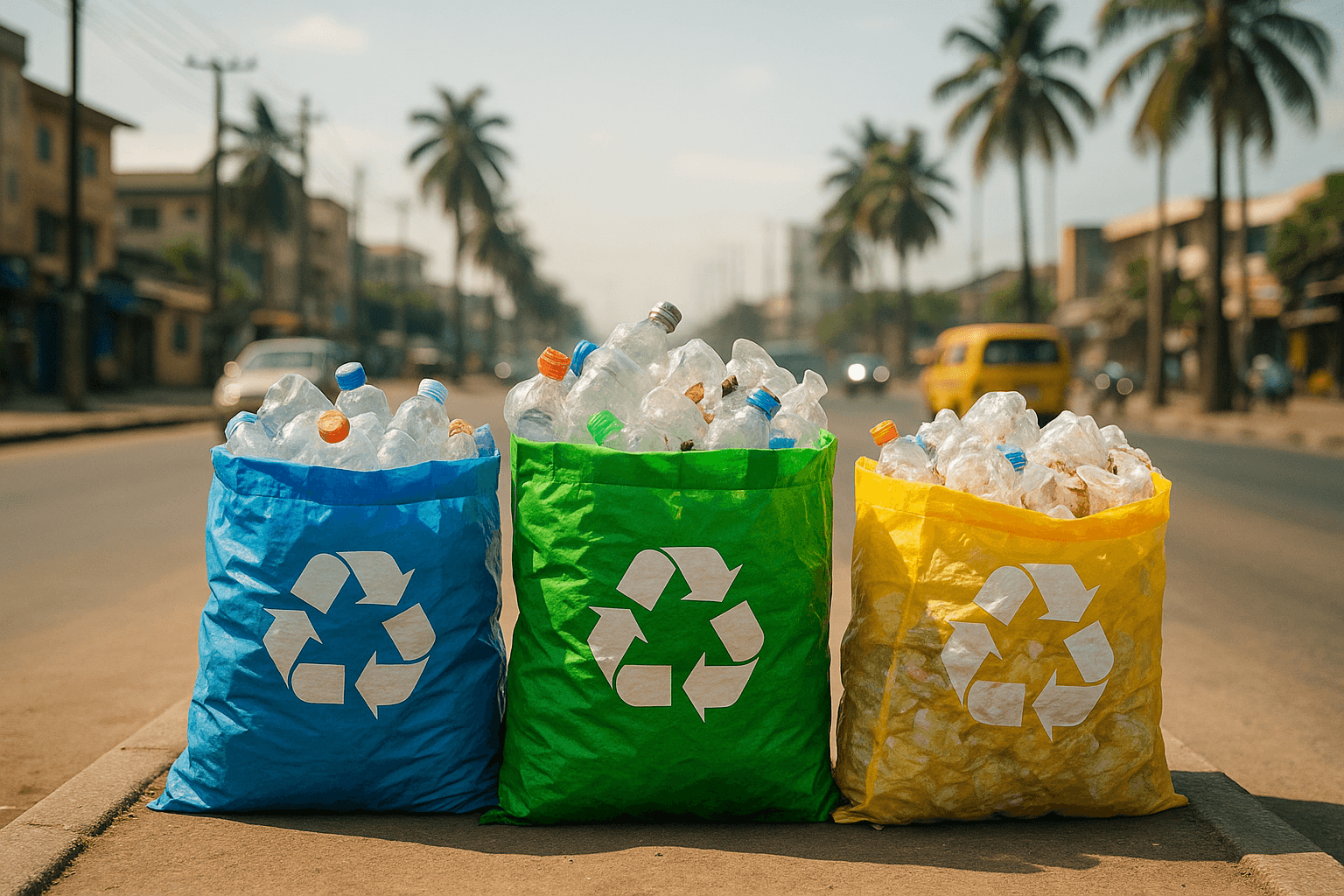 Lagos face à la marée de plastique : entre interdiction et réalités du terrain