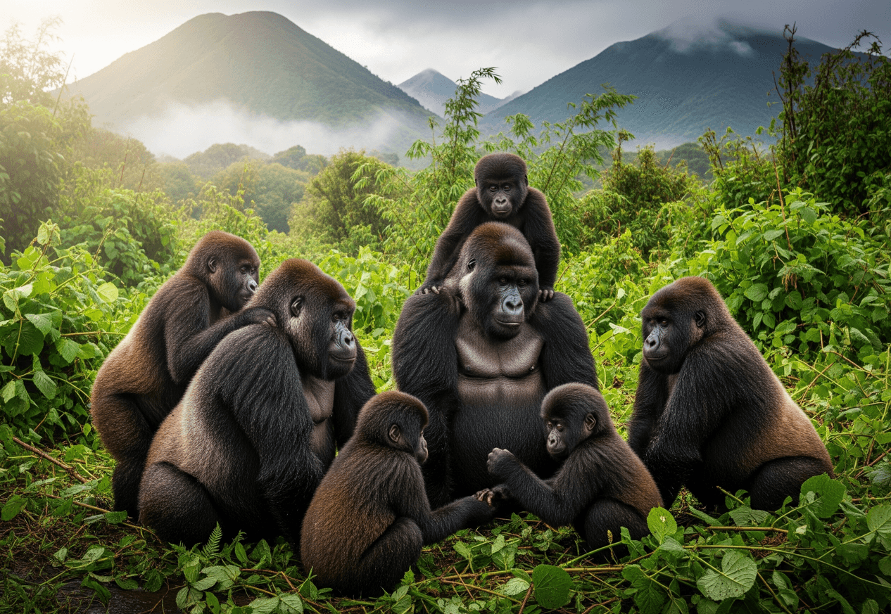 Au Rwanda, les gorilles de montagne menacés : un manque d’espace alarmant