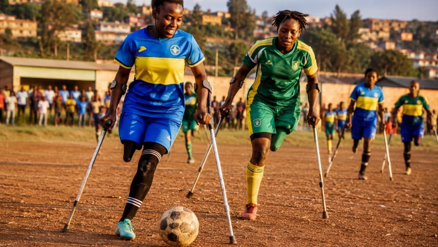 Football pour amputées au Rwanda : un sport qui transforme des vies