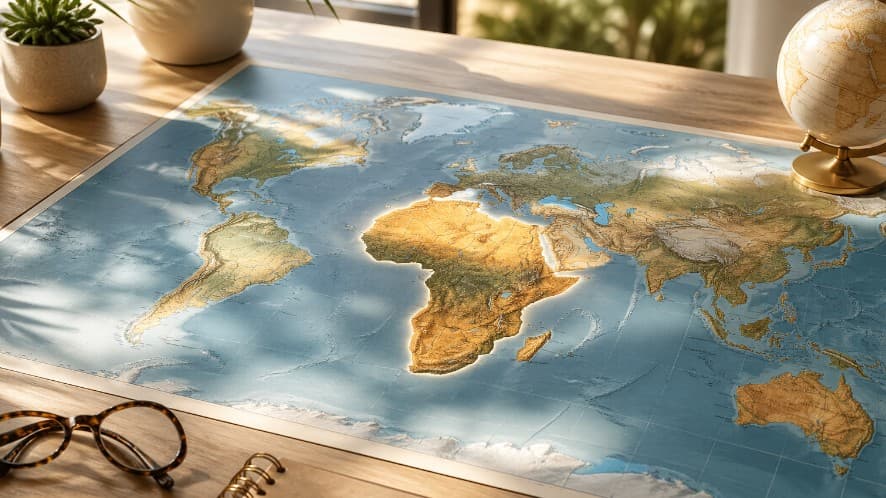 Pourquoi les cartes du monde minimisent l’Afrique : comprendre enfin sa vraie taille