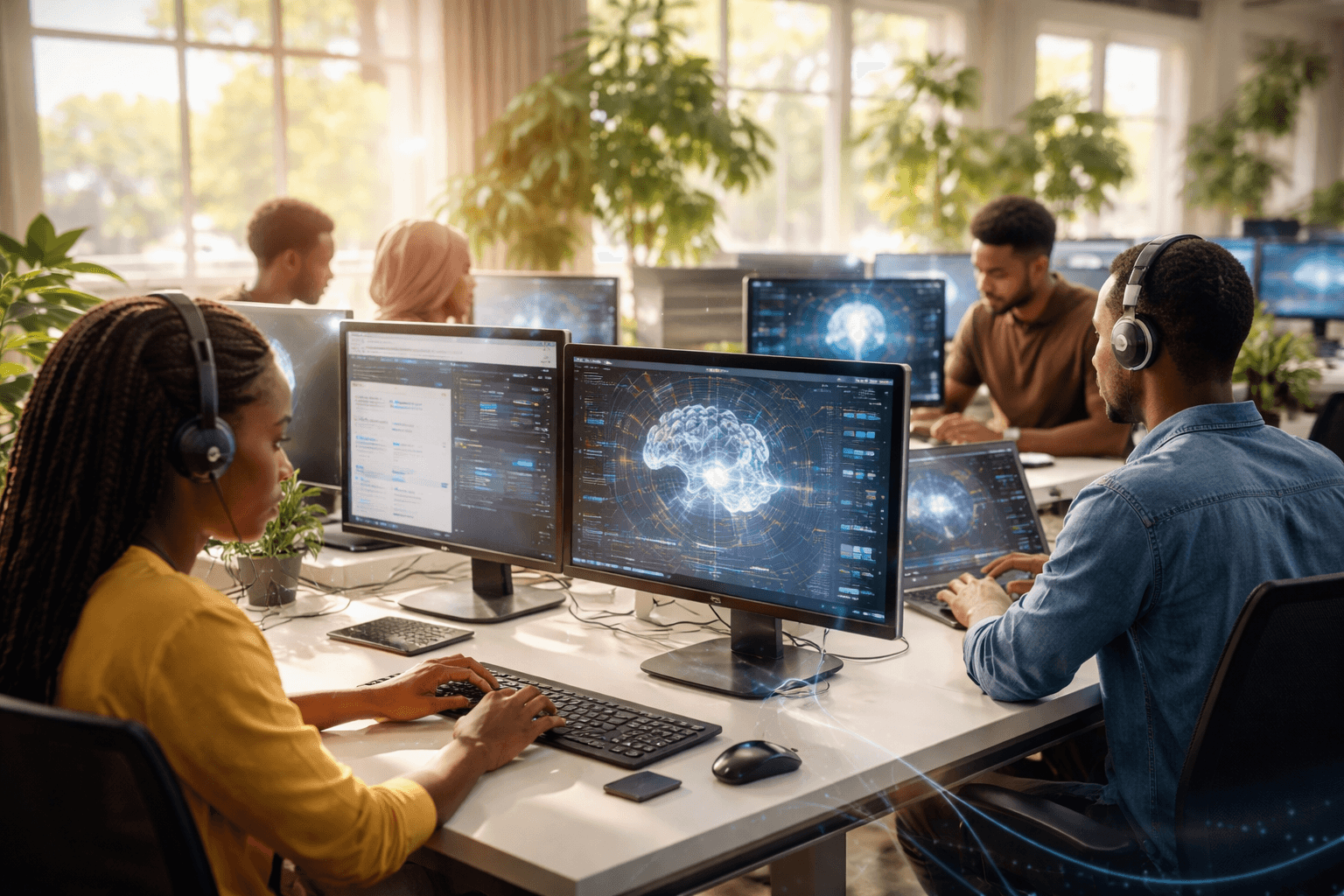 Centres d’appels africains : les nouveaux moteurs cachés de l’intelligence artificielle