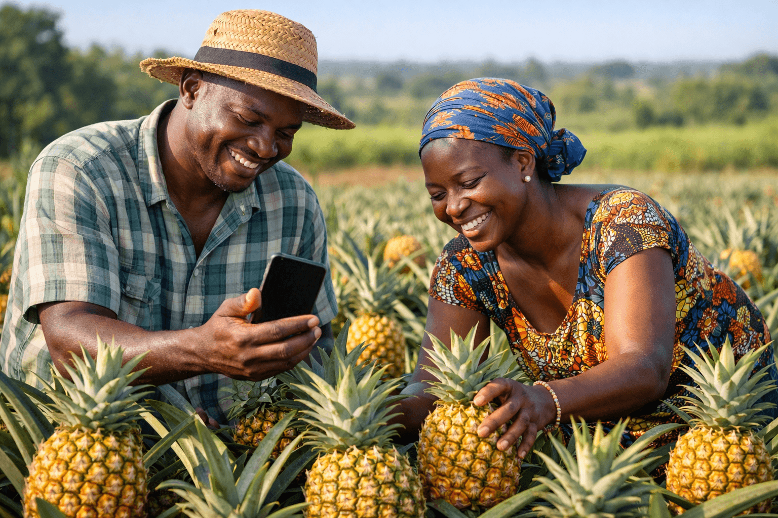 Avec l’application e-pineA, les agriculteurs béninois gagnent leur pain de sucre