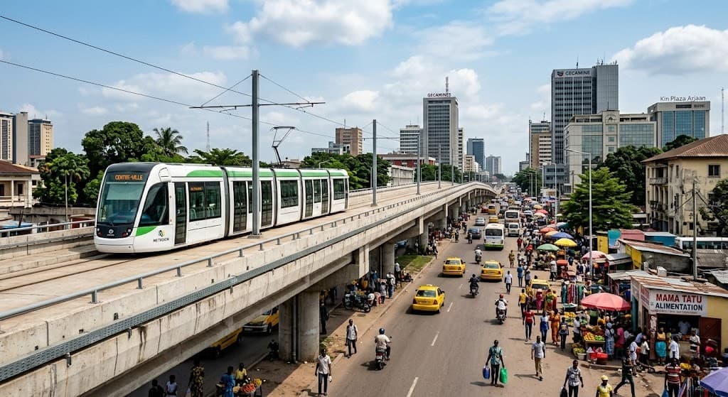Tramway à Kinshasa : un projet ambitieux pour transformer la mobilité urbaine en RDC