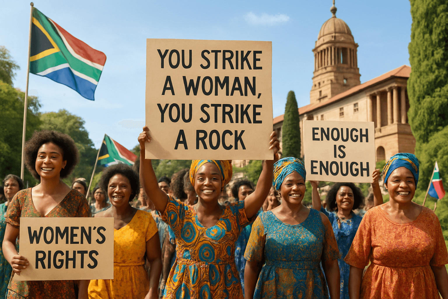 Afrique du Sud : 69 ans après la grande marche de 1956, les femmes toujours en première ligne