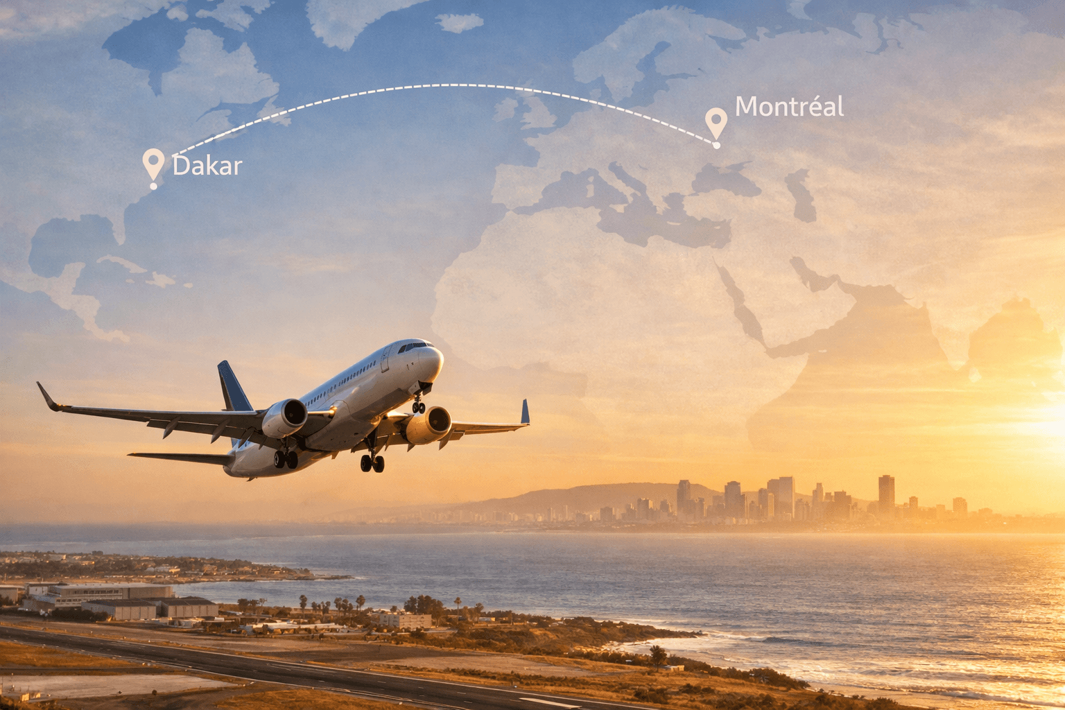 Vol direct Dakar–Montréal : une nouvelle liaison aérienne stratégique entre le Sénégal et le Canada