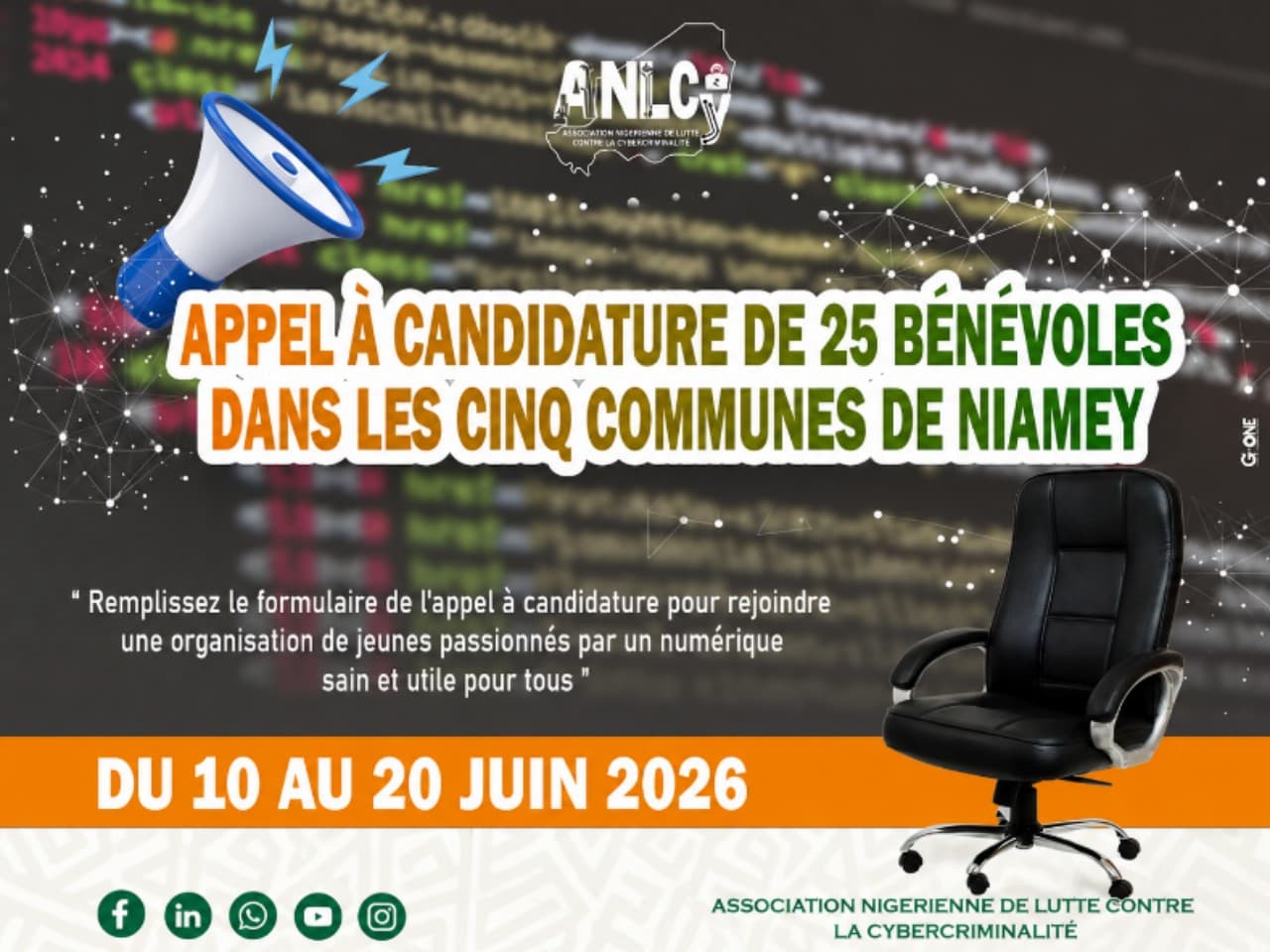 ANLCY-NIGER : Appel à candidatures des bénévoles